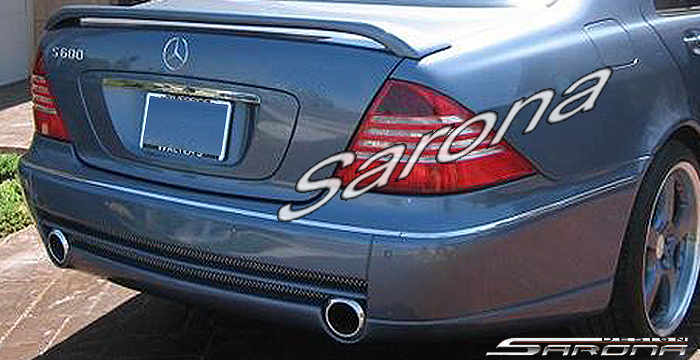 Custom Mercedes S Class Rear Bumper  Sedan (2000 - 2006) - $590.00 (Part #MB-016-RB)